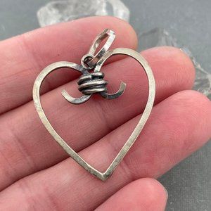 Courtney Marie Jewelry Sterling Silver Heart Pendant
